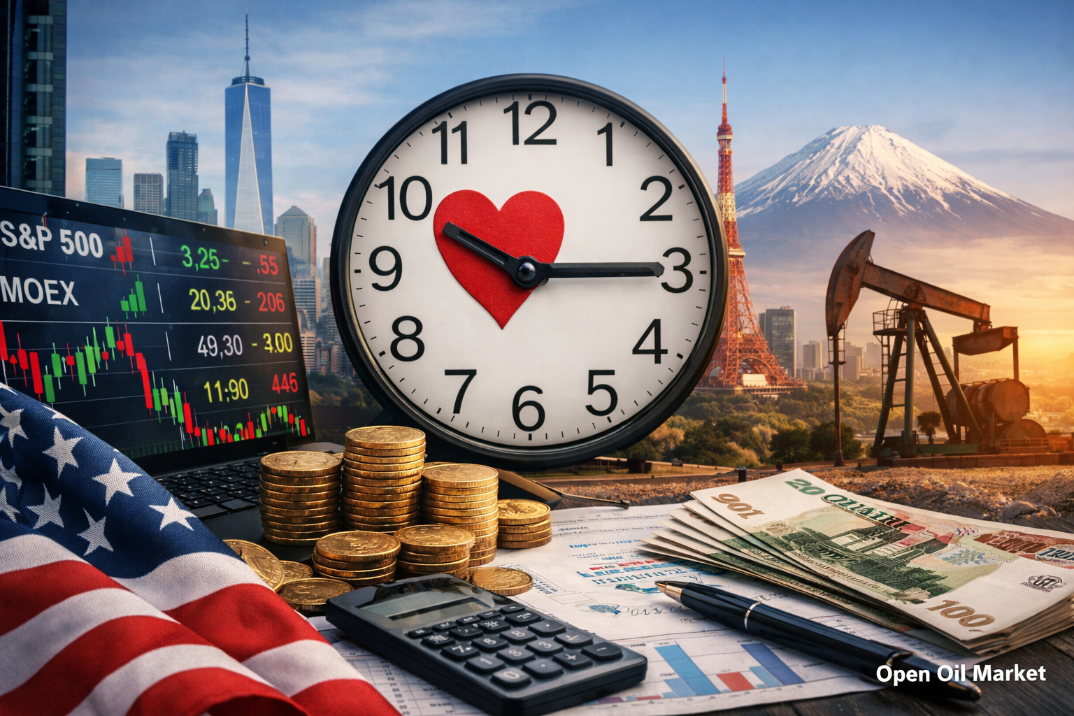 Οικονομικά γεγονότα και εταιρικές εκθέσεις — Σάββατο, 14 Φεβρουαρίου 2026 Παγκόσμια αγορά, S&P 500, Euro Stoxx 50, Nikkei 225, MOEX