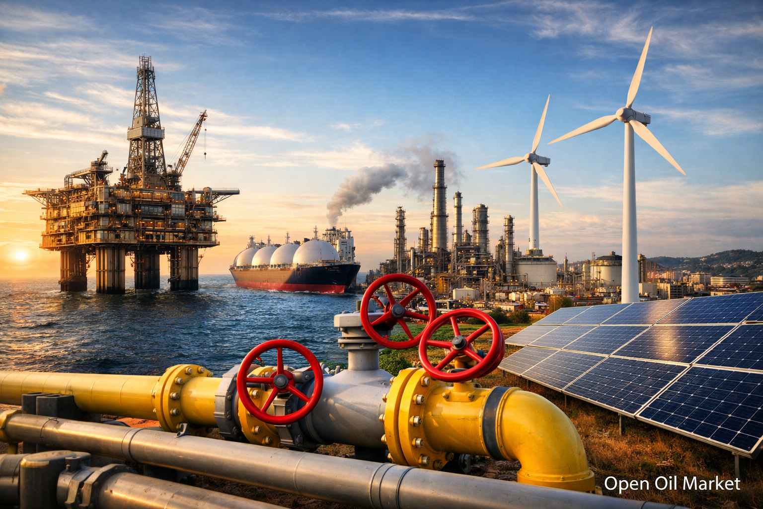 Παγκόσμια αγορά πετρελαίου και φυσικού αερίου — πετρέλαιο, αέριο, LNG, ΑΠΕ και ηλεκτρική ενέργεια, παγκόσμιες τάσεις ΤΕΚ Δευτέρα, 19 Ιανουαρίου 2026