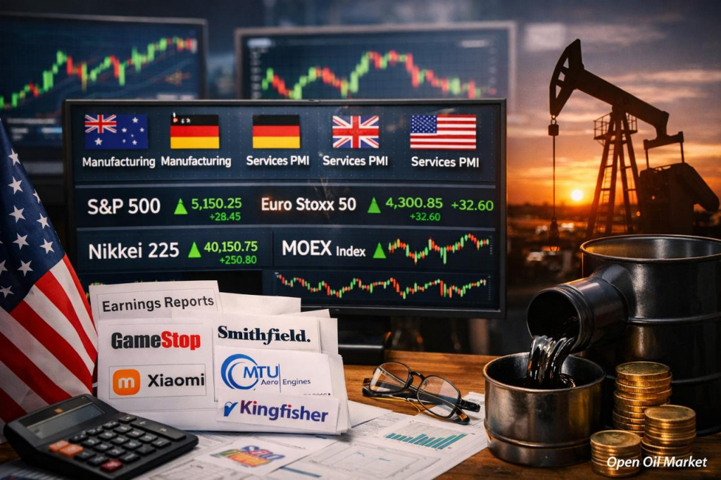Οικονομικά γεγονότα και εταιρικές εκθέσεις Τρίτη 24 Μαρτίου 2026: PMI, απασχόληση ΗΠΑ και πετρέλαιο.