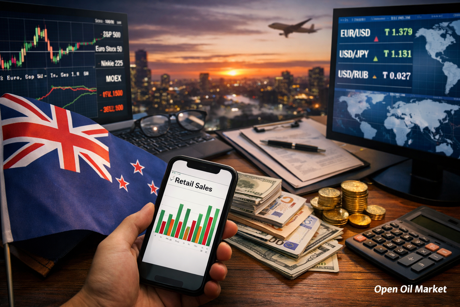 Οικονομικά γεγονότα και εταιρικές εκθέσεις — 22 Φεβρουαρίου 2026: λιανικές πωλήσεις Νέας Ζηλανδίας και παγκόσμιες αγορές.