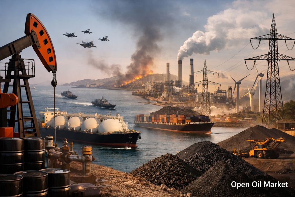 Ειδήσεις πετρελαίου και ενέργειας 3 Απριλίου 2026 — πετρέλαιο, αέριο, LNG, διυλιστήρια και ηλεκτρική ενέργεια