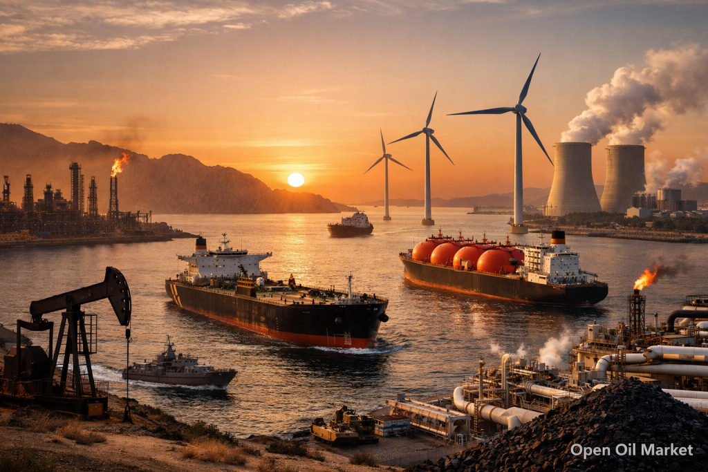 Νέα πετρελαίου και ενέργειας, Κυριακή 12 Απριλίου 2026 — μεταβλητότητα πετρελαίου, Κόλπος του Ορμούζ και παγκόσμια αγορά ΤΕΚ