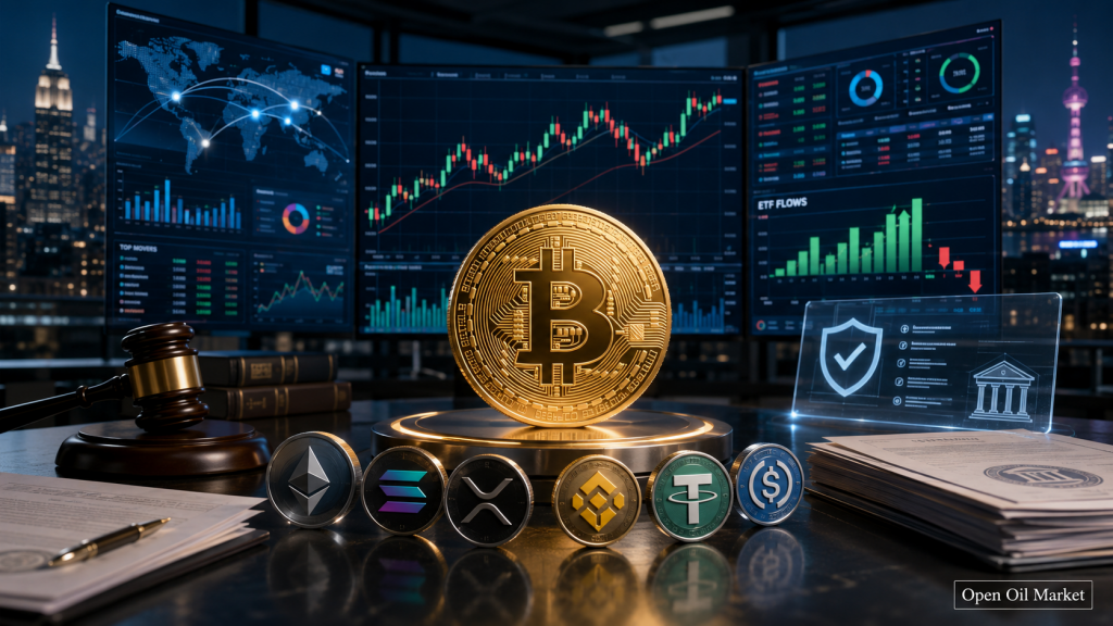 Νέα κρυπτονομισμάτων, Κυριακή 5 Ιουλίου 2026: Bitcoin, ροές ETF και ρύθμιση stablecoins.