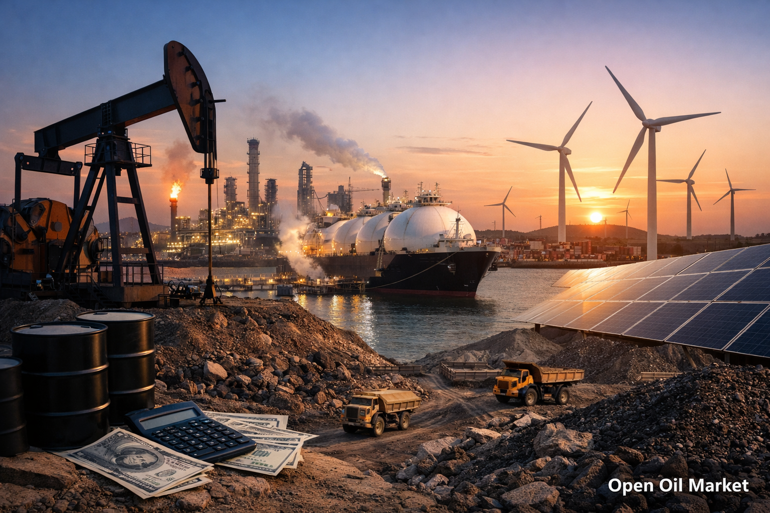 Νέα πετρελαίου και ενέργειας — 22 Φεβρουαρίου 2026 OPEC+, πετρέλαιο, αέριο, LNG, διυλιστήρια, ΑΠΕ